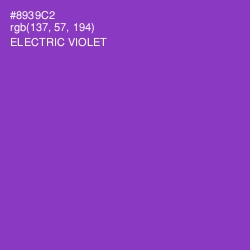 #8939C2 - Electric Violet Color Image